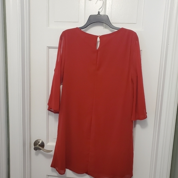 NWT Love Reign Shift Dress Size Large, lightweight cold shoulder - Picture 12 of 13